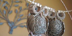 Cardboard Owls