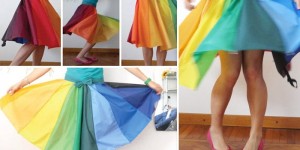 Cecilia Felli Converts Umbrellas Into Colorful Clothes